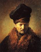 Bust of an Old Man in a Fur Cap